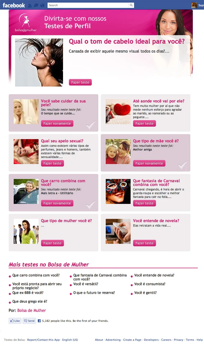 Testes de Perfil