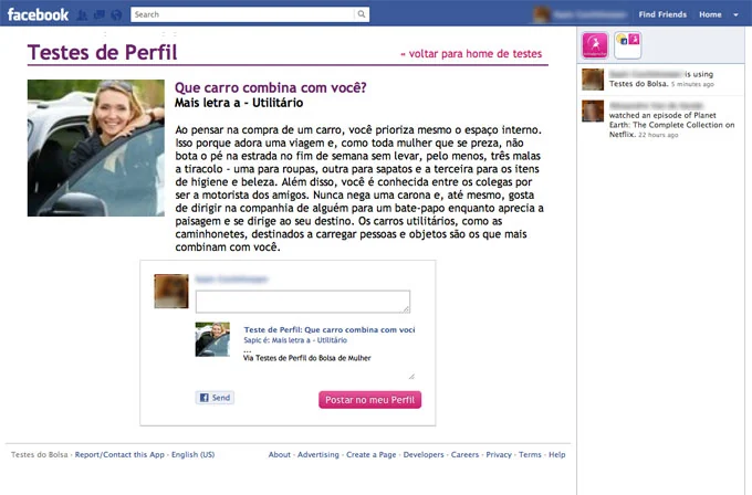 Testes de Perfil